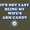 thumbnail image 3 of CafePress - U.S. Navy Being My Wife's Arm Candy Dark T Shirt - Men's Classic Graphic Cotton T-Shirt, 3 of 4