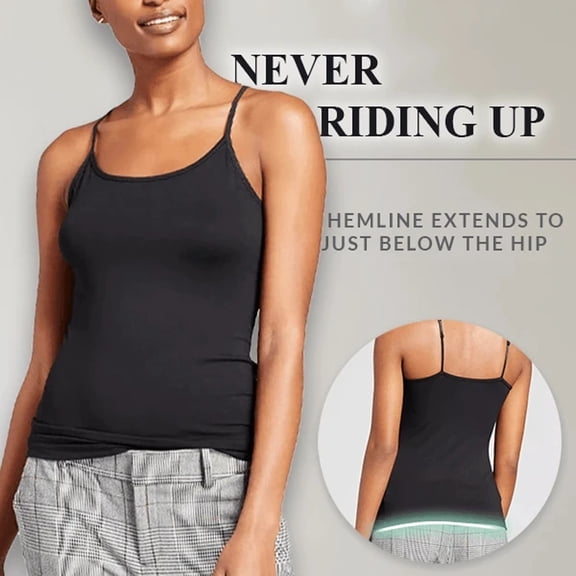 Lingerie for Women Nightwear Camisole Tops with Built in Bra Neck Vest Padded Slim Fit Tank Tops Breathable Babydoll Underwear