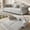 Light Gray, variant on 97.6'' Sleeper Sofa Bed King, Convertible Pull Out Couch, Chesterfield Futon Sofa Bed with Flower-Tuffed Back, Velvet Daybed, 3 Pillows, Loveseat Couches for Living Room, Small Spaces, Brown