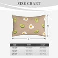 thumbnail image 6 of Daiia Egg and Avocado Bedding Waterproof Pillow Protector Zippered Queen – Bed Bug Proof Pillow Encasement-14"x20", 6 of 9