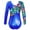 Royal Blue, variant on Aislor Kids Girls Long Sleeves Ballet Dance Leotards Bodysuits Unitards