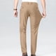 thumbnail image 4 of Pantalones de traje casuales con bolsillos y botones de color liso para hombre, 4 of 7