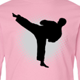 thumbnail image 4 of Inktastic Karate Martial Arts Silhouette Sports Long Sleeve Youth T-Shirt, 4 of 5