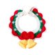 thumbnail image 3 of Collar de gato tejido a mano, babero de crochet para gatos y perros pequeños y medianos Copo de nieve de navidad, 3 of 9
