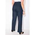thumbnail image 3 of Catherines Women's Plus Size Petite Straight Leg Ponte Pant, 3 of 5