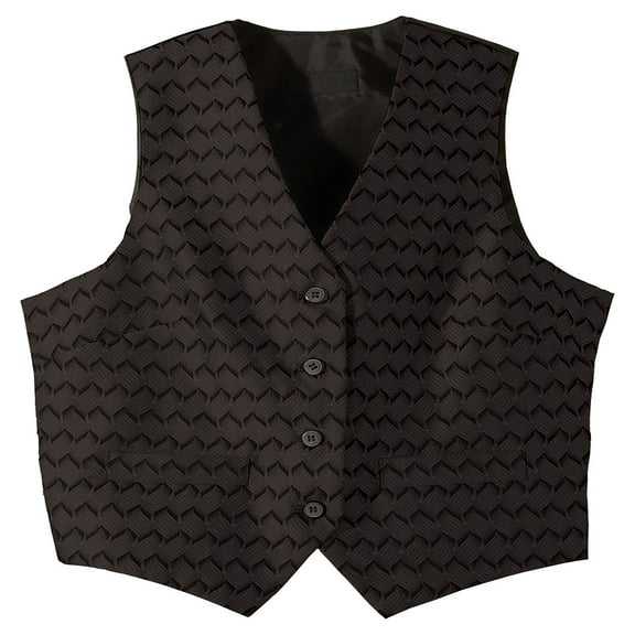 Edwards Garment Women's V-neck Brocade Pattern Vest, Style 7391