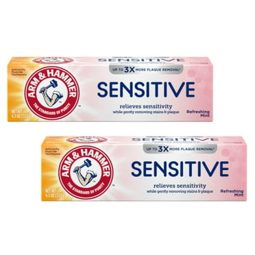 Pack of (2) ARM And HAMMER Sensitive Teeth And Gums Toothpaste 4.5 oz