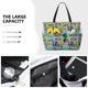thumbnail image 3 of Fotbe Construction Machinery Bolsa de Viaje para Playa - Resistente al Agua, Bolsa Tote de Gran Capacidad y Ligera con 7 Bolsillos para Mujeres y Hombres, 3 of 7