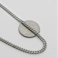 thumbnail image 6 of LoveBling 10k White Gold 4mm Solid Miami Cuban Link Chain Necklace with Secure Box Lock (18"), 6 of 6