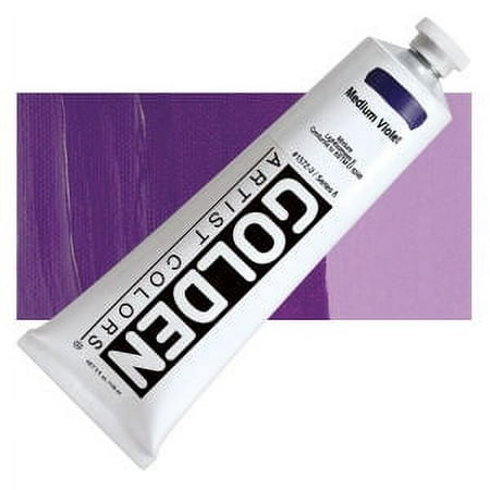 UPC: 0738797157231 | Golden Heavy Body Artist Acrylics – Medium Violet  5 oz tube