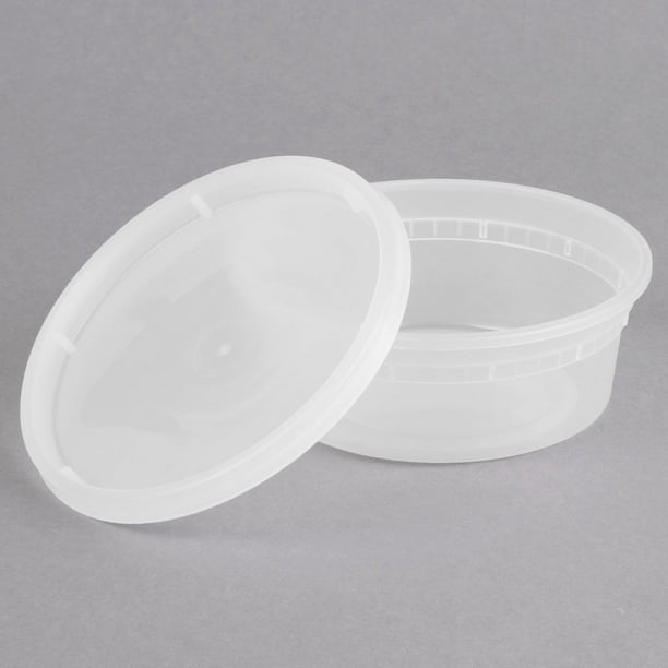 SOUP/DELI 8 OZ CONTAINER WITH LIDS BY SUNSET