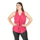 thumbnail image 1 of Blusa de chifon con escarolas Roman Fashion /Tallas Extras, 203 (Magenta) fucsia oscuro 38, 1 of 6