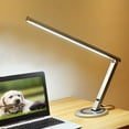 thumbnail image 4 of Lampes de Table à LED, Interrupteur à Bouton LED Lampe de Travail, Matériel Métallique Eye-caring Lecture Étudier pour le Travail, 4 of 8