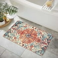 thumbnail image 3 of Wonnitar 2'X3' Small Boho Tribal Rugs for Entryway,Soft Kitchen Rugs Non Slip Washable Rugs,2X3ft Modern Foldable Door Mat Indoor Entrance Low-Pile Throw Rug for Bedroom Bathroom, 3 of 6