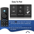 thumbnail image 7 of Replacement Firestick Remote Compatible with Fire-Series TVs Stick & Cube, TV Stick Lite/HD/4K(1st/2nd Gen), 3rd Gen Smart TV, for Stick 4K Max 1st Gen & TVs Cube(1st/2nd/3rd Gen), 7 of 7