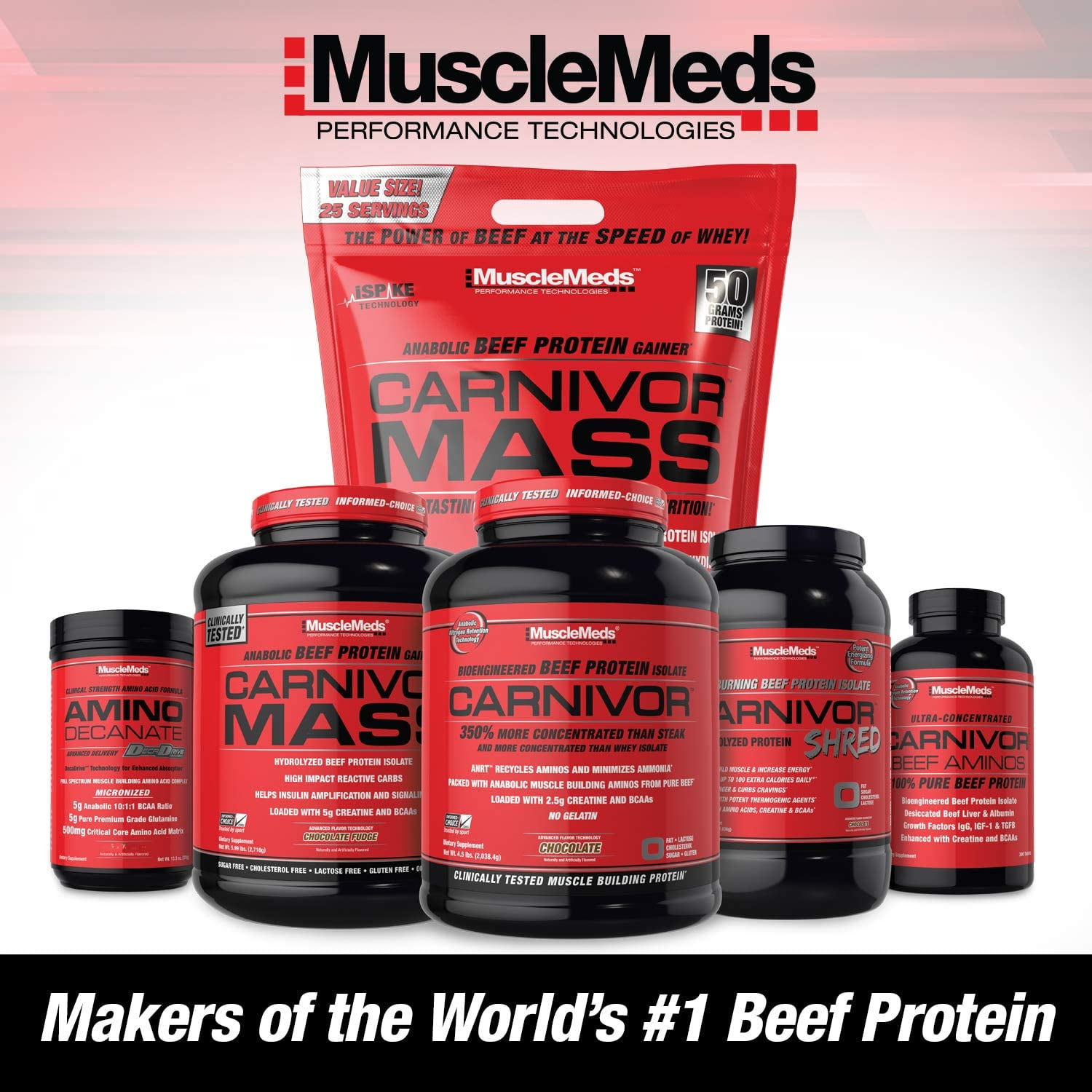 MuscleMeds Carnivor Beef Protein Isolate Powder – 23 g Protein, Sugar‑Free & Lactose‑Free – Vanilla Caramel Flavor, 1.95 lb (28 Servings)