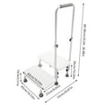 thumbnail image 6 of Shower Step Stool Handle for Elderly 2 Steps Medical Foot Step Stool Bedroom Bathroom (Heavy Duty 220 Lbs Support), 6 of 7