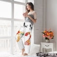 thumbnail image 5 of Salouo 2025 New Year'S Print Women's Pajama Pants Casual Loose Sweatpants PJs Flowy Pants Drawstring Palazzo for Women Wide Leg Pants Lounge Pajama -Large, 5 of 8