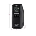 thumbnail image 5 of CyberPower CST135UC 1350VA/810W Simulated Sinewave LCD Battery Backup UPS System, Black, 5 of 10