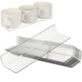 thumbnail image 1 of ORDDIART Transparent Shelf Dividers 20Set Plastic for Retail Store Supermarket Shelves Stable Standing, 1 of 8