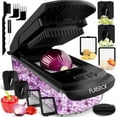 thumbnail image 1 of Cortador de verduras y espiralizador Fullstar con recipiente negro, 1 of 7