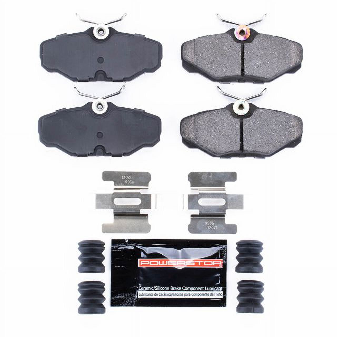 Power Stop Rear Z23 Evolution Carbon-Fiber Ceramic Brake Pads Z23-610
