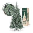 thumbnail image 1 of Árbol de Navidad Artificial Realista Verde Nevado 2.2m Esquimal, Pino Escandinavo con Ramas Tridimensionales, 1 of 6