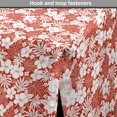 thumbnail image 4 of Luau Dog Crate Cover, Hawaiian Hibiscus Florets Bouquet Summer Petals Exotic Beauty Wildflowers Print, Easy to Use Pet Kennel Cover for Dogs, 35" x 23" x 27", Vermilion White, by Ambesonne, 4 of 6