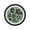 Black, variant on Large Water Bathroom Clock with Suction Cup, Date Temperature Operated