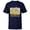 Navy, variant on The Simpsons Isle Style Board Meeting Beach Surfing - Short Sleeve T-Shirt for Kids - Customized-Black