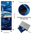 thumbnail image 4 of Shark Yoga Mat Towel with Storage Bag, 72.8"x26.8", Suitable for Yoga, Pilates, Fitness, Gym Towels, Yoga Towel, Yoga Towels, 4 of 6