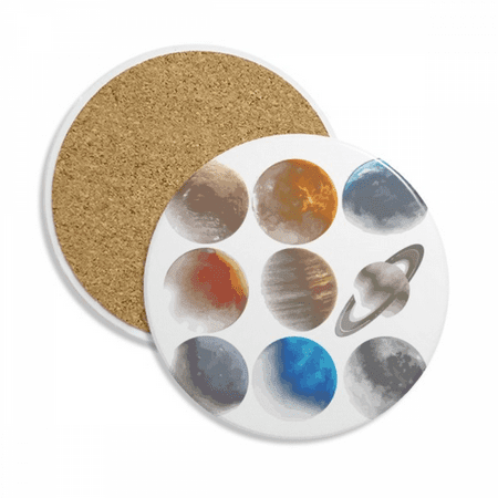 

Astronocal Body Solar System Planet Coaster Cup Mug Tabletop Protection Absorbent Stone