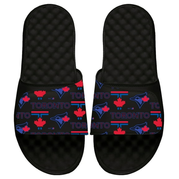 Unisex ISlide Black Toronto Blue Jays 2024 City Connect Slide Sandals