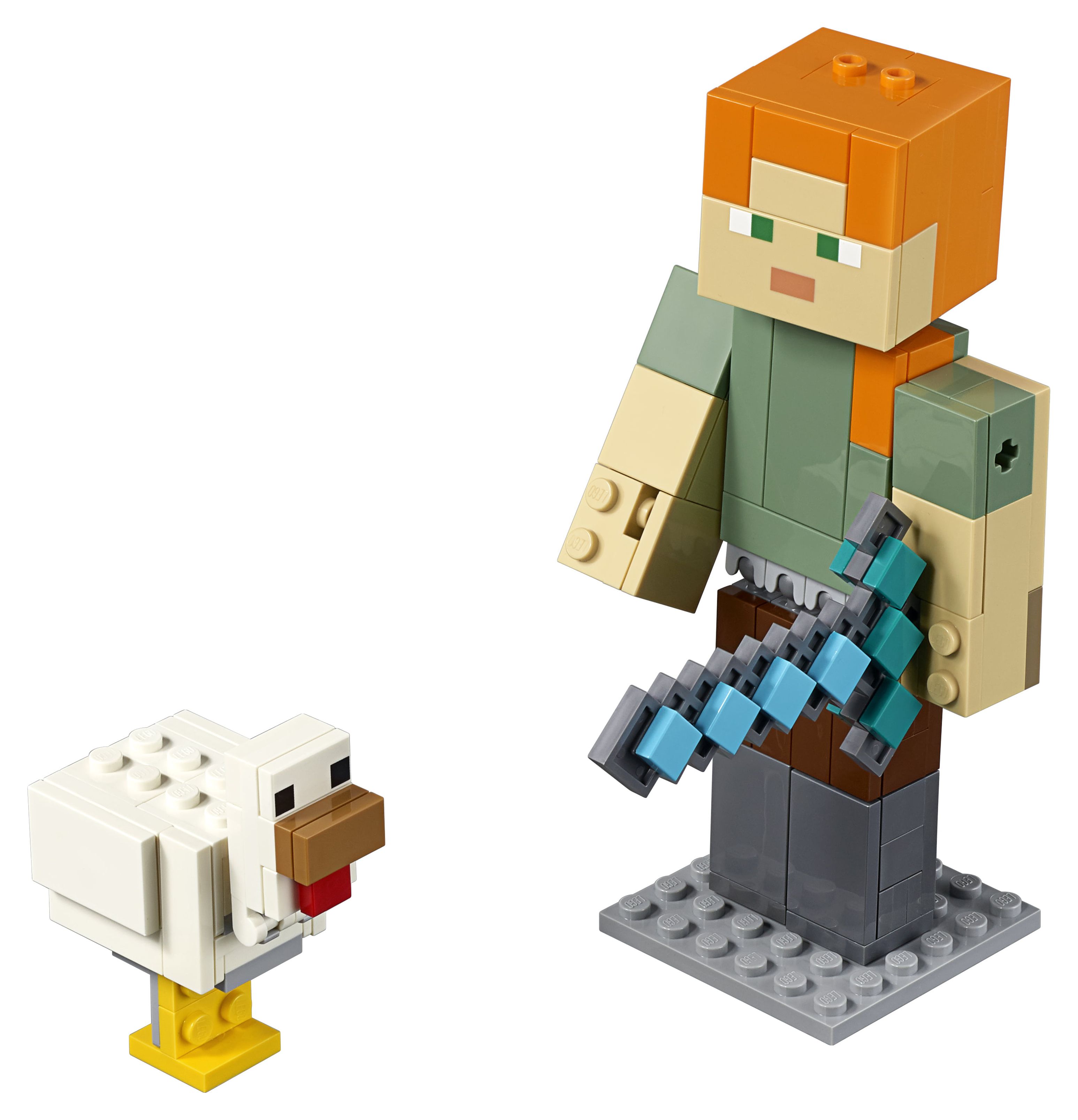 LEGO Minecraft Alex BigFig with Chicken 21149 - image 3 of 8