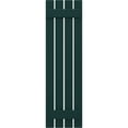 thumbnail image 5 of Ekena Millwork 15 1/2"W x 76"H Americraft Four Board (2 Batten) Exterior Real Wood Spaced Board-n-Batten Shutters (Per Pair), Thermal Green, 5 of 10