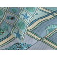 thumbnail image 4 of Ambesonne Starfish Quilted Bedspread Set 3 Pcs, Marine Pattern, King Size, Multicolor, 4 of 5