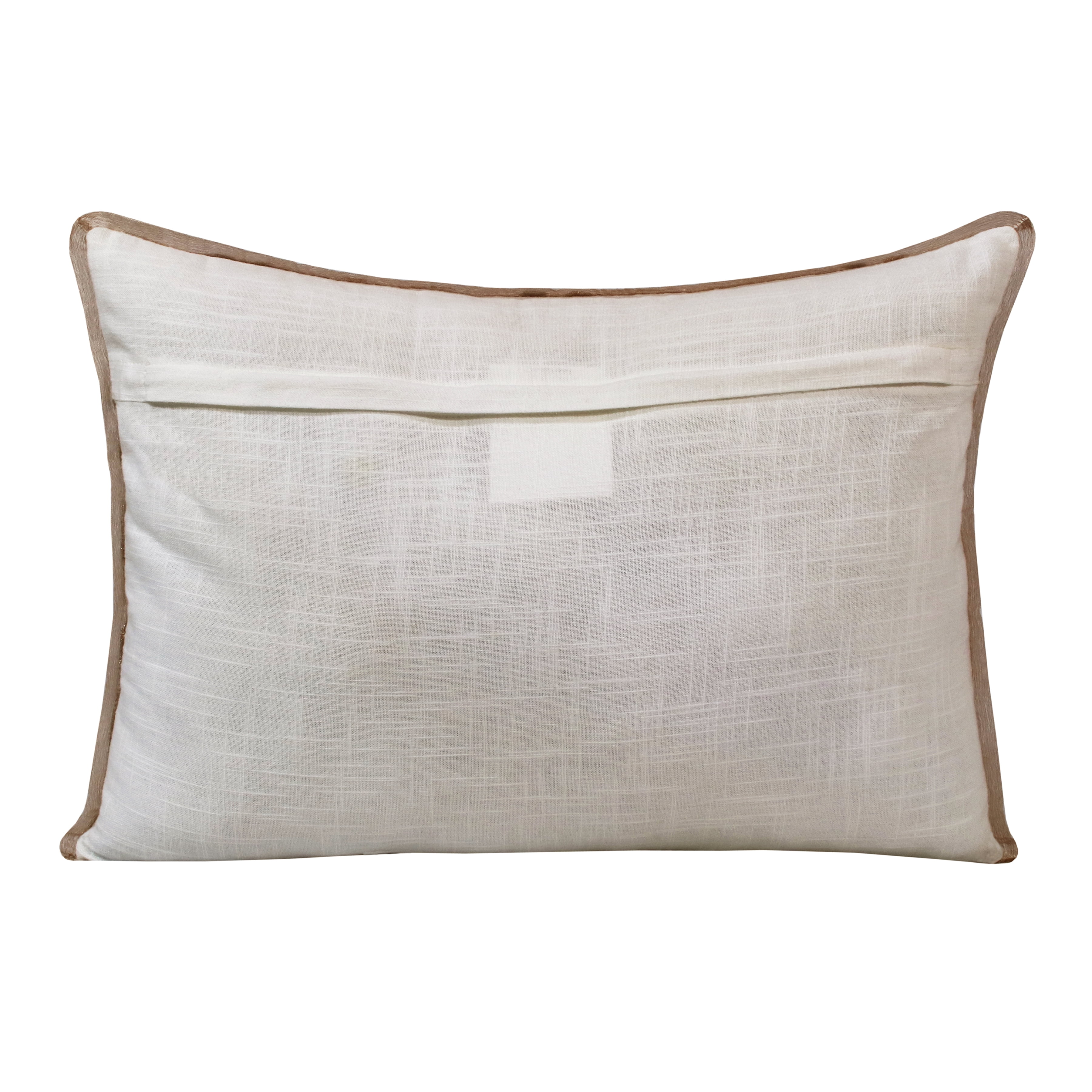 Harlow Hill Isla 14" x 20" Gray/Copper Geometric Cotton Adult Decorative Throw Pillow Cover