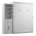 thumbnail image 1 of Bestar Key West Queen Murphy Bed with Wardrobe (94W) - Engineered Wood in White, 1 of 13