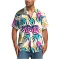 thumbnail image 2 of Hawaiian Shirts for Men Short Sleeve Casual Button Down Shirt Tropical Summer Beach Shirt, 2 of 7