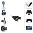 thumbnail image 4 of Ear Headset Splitter 3.5mm Adapter Jack Stereo Plug Earphone Splitter Adapters Mic&Headphone Audio Splitter BLUE, 4 of 8