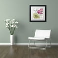 thumbnail image 4 of Trademark Fine Art "Fleurs de France IV" Canvas Art by Color Bakery White Matte, Black Frame, 4 of 4