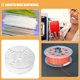 thumbnail image 3 of unbranded Carrete Universal Para Cable De Plástico Transparente Con Gran Capacidad Y Anti Enredos, 3 of 8