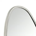 thumbnail image 5 of TEHOME Brushed Nickel Asymmetrical Mirror, 40x18 inches, Irregular Shape, Brushed Silver, 5 of 9