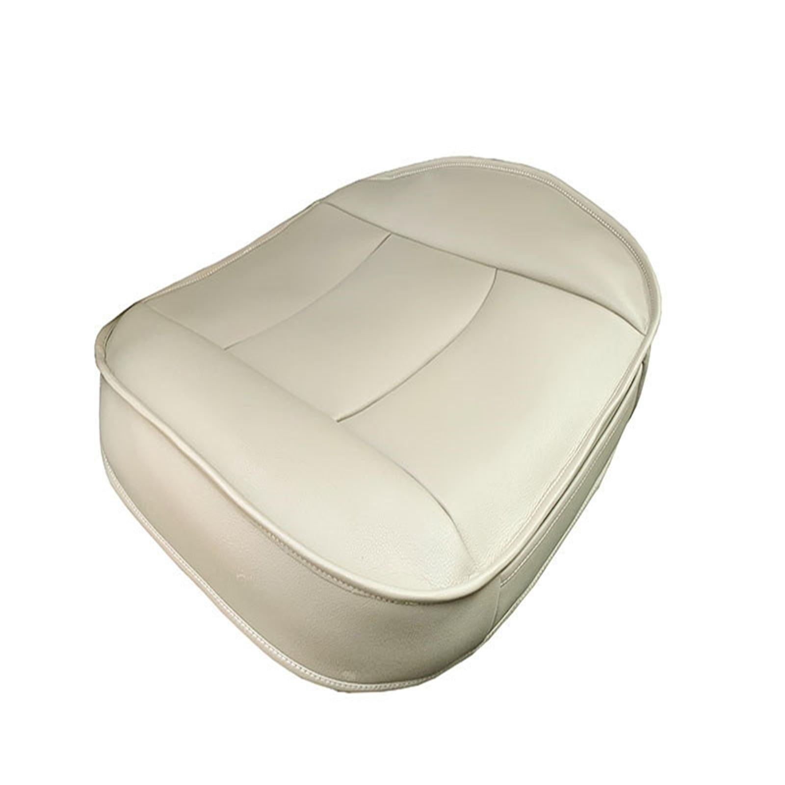 Luxury PU Leather Car Seat Cover Protector Front Car Seat Cover Seat Bottom Cover Single Seat Cover Compatible with 90% Vehicles
