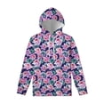 thumbnail image 3 of Sudadera con capucha con estampado 3D de hojas y flores de loto para hombre y mujer, sudadera con capucha floral de primavera y otoño, sudaderas de manga larga, camisetas informales, 3 of 5