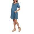 thumbnail image 3 of 24/7 Maternity Pocket Mini Dress, 3 of 3