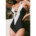 thumbnail image 3 of Conjuntos de bikini de encaje vintage para mujer a la moda, traje de baño de playa, 3 of 7
