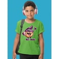 thumbnail image 2 of Happy Donut T-Shirt Juniors -Image by Shutterstock,  Medium, 2 of 4