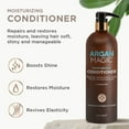 thumbnail image 3 of Argan Magic Moisturizing Conditioner - Detangle, Hydrate, and Repair Dry and Chemically-Damaged Hair Types (32 Ounce / 946 Milliliter), 3 of 7