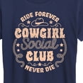 thumbnail image 3 of Instant Message - Cowgirl Social Club - Women's Short Sleeve Graphic T-Shirt, 3 of 6